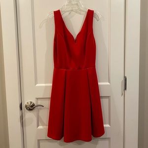 Francesca’s Formal V-Neck Skater Dress